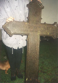 Photo of Iron Cross bearing the name of a Relative
